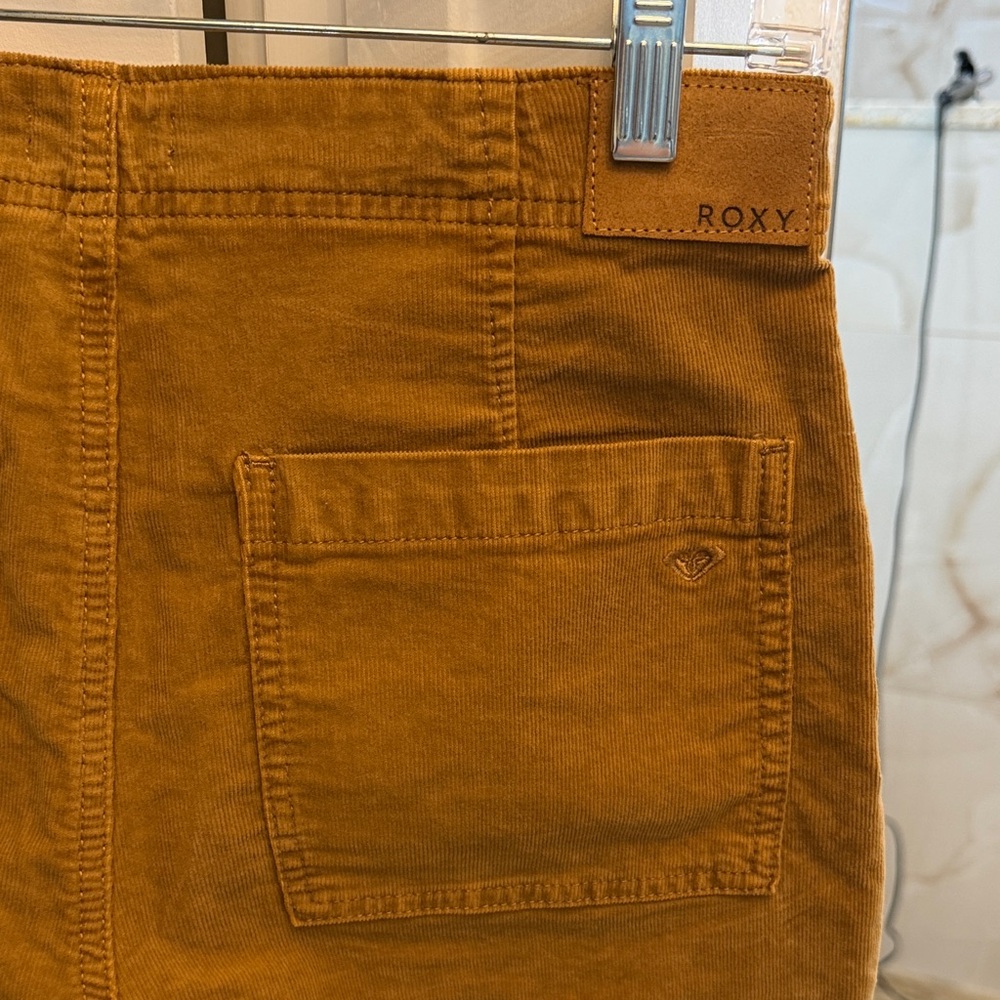 Roxy Women's Tan Corduroy Jean Shorts - Picture 4 of 6